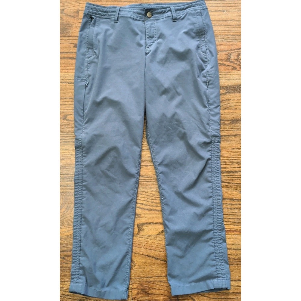 Kuhl Trekr Pants Straight Leg Gray Outdoor Hiking Travel Stretch Women's 8 Reg
